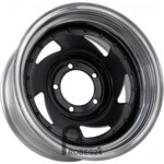 Grizzly SW02 8x16 5*139.7 ET-25 DIA110.1 Black Inner + Chrome Outer Rim Литой