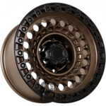 FF JT220 8.5x16 6*139.7 ET-12 DIA110.1 Matt Bronze with Matt Black Lip Литой