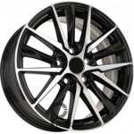 FF FBX224 7x17 4*100 ET40 DIA60.1 Black Machined Face Литой