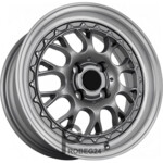 FF SH7007 7.5x17 5*100 ET40 DIA73.1 Matte Dark Gunmetal Lip Polish Литой