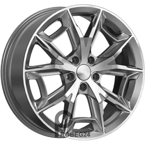 Скад Паркер 7.5x19 5*112 ET40 DIA57.1 Алмаз графит Литой