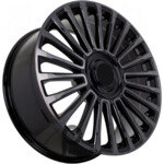 FF 395 9x22 6*139.7 ET15 DIA106.1 Black Machined Face Литой