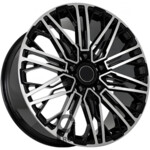 Kipardo 53380J 10x22 5*150 ET45 DIA110.1 Black Machined Face Литой