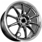 FF SH7032 8.5x18 5*100 ET40 DIA73.1 Hyper Black Lip Polish Литой