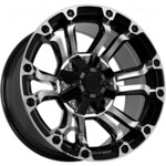 FF JT133 8x16 6*139.7 ET0 DIA110.1 Black Machined Face Литой
