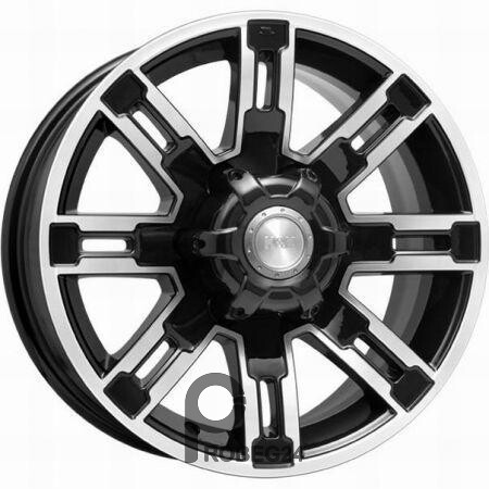 K&K Полюс 7.5x16 6*139.7 ET15 DIA106.1 Алмаз черный Литой