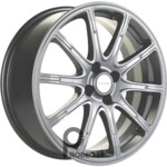 Khomen KHW 1707 6.5x17 4*100 ET43 DIA60.1 G-Silver Литой