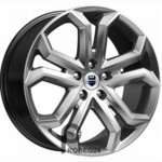 K&K КС466 8.5x19 5*114.3 ET35 DIA60.1 Дарк платинум Литой