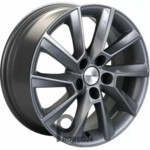 Khomen KHW 1507 6x15 5*105 ET39 DIA56.6 Gray Литой