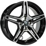 Megami MGM-38 6.5x15 4*98 ET35 DIA58.6 BKF Литой