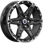 K&K Дистрикт 8x18 6*114.3 ET42 DIA66.1 Черный бриллиант Литой
