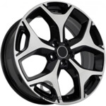 FF 8013 7x18 5*100 ET48 DIA56.1 Black Machined Face Литой