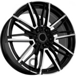FF FBX358 9x19 5*120 ET42 DIA72.6 Black Machined Face Литой