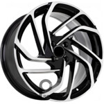 FF FBX104 7x15 4*100 ET35 DIA73.1 Black Machined Face Литой