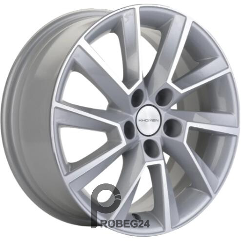 Khomen KHW 1604 6x16 5*100 ET38 DIA57.1 F-Silver-FP Литой