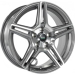 Megami MGM-38 6.5x15 4*100 ET40 DIA60.1 GMF Литой