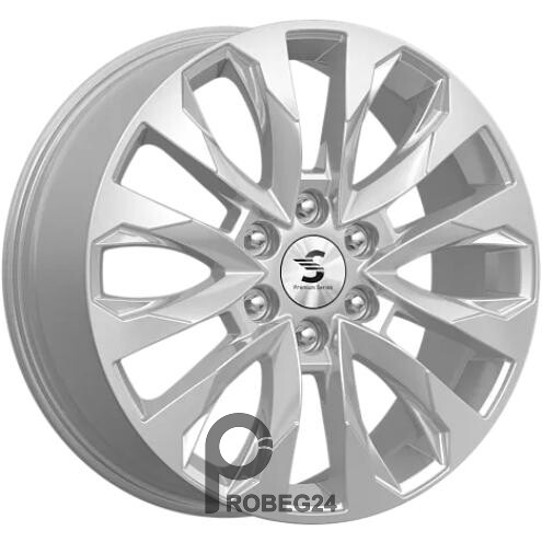 K&K КР007 8x20 6*139.7 ET55 DIA100.1 Elite silver Литой