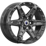 K&K Дистрикт 8x18 6*114.3 ET25 DIA66.1 Черный Литой