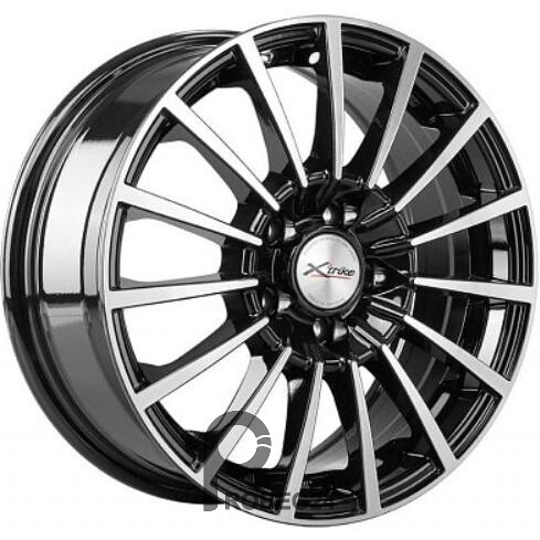 X'trike X-106 6.5x15 5*114.3 ET38 DIA67.1 BKFP Литой