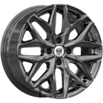 K&K Ариус 7x17 4*108 ET25 DIA65.1 Черный Литой