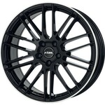 Диск Rial KiboX 9,5 x 21 5*112 Et: 22 Dia: 66,5 Diamond Black Lip Polished