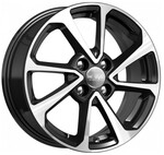 Диск Remain R105 6 x 15 4*100 Et: 50 Dia: 60,1 алмаз чёрный