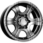 Диск K&K Байконур 7 x 15 6*139,7 Et: -5 Dia: 108,5 дарк платинум