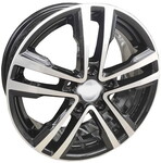 Диск Вектор В197 6,5 x 16 5*100 Et: 48 Dia: 56,1 алмаз черный