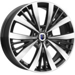 Диск K&K Марвел 7,5 x 19 5*120 Et: 40 Dia: 72,6 алмаз черный