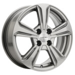 Диск Khomen 1502 6 x 15 4*100 Et: 50 Dia: 60,1 G-Silver
