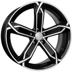 Диск K&K X-fighter 6 x 15 5*112 Et: 47 Dia: 57,1 алмаз черный