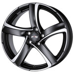 Диск ALUTEC Shark 7,5 x 17 5*100 Et: 35 Dia: 63,3 Racing Black Front Polished