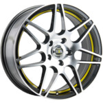 Диск ALCASTA M28 6 x 15 5*105 Et: 39 Dia: 56,6 BKFYSI