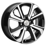 Диск Khomen 1501 6 x 15 4*100 Et: 46 Dia: 54,1 BLACK-FP