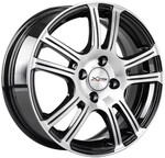 Диск X'trike X-105 6 x 15 4*100 Et: 45 Dia: 60,1 BK/FP