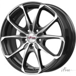 Диск iFree Такеши 6 x 16 4*100 Et: 45 Dia: 60,1 Блэк Джек