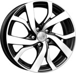 Диск K&K Палермо 6 x 15 5*112 Et: 43 Dia: 57,1 алмаз черный