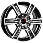 Диск Вектор В222 7,5 x 17 6*139,7 Et: 25 Dia: 106,1 Алмаз черный