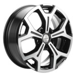 Диск Khomen 1710 6,5 x 17 5*108 Et: 50 Dia: 63,35 Black-FP