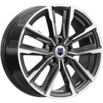 Диск K&K Лацио 7,5 x 17 5*114,3 Et: 35 Dia: 67,1 алмаз чёрный