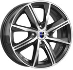 Диск K&K Арнар 6x15 4*100 Et:40 Dia:60,1 алмаз чёрный