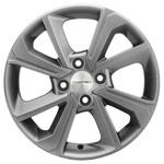 Диск Khomen 1501 6x15 4*100 Et:46 Dia:54,1 G-SILVER