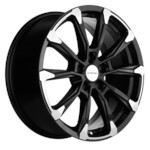 Диск Khomen 1808 7,5x18 5*114,3 Et:45 Dia:67,1 Black-FP