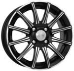 Диск K&K Сиеста 6x15 5*114,3 Et:45 Dia:67,1 алмаз черный