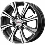 Диск iFree Апероль 6x15 4*100 Et:45 Dia:67,1 Блэк джек