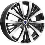 Диск K&K Марвел 7,5x19 5*120 Et:35 Dia:72,6 алмаз чёрный