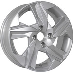 Диск KDW KD1520 6x15 4*100 Et:46 Dia:60,1 Light Silver Painted