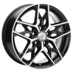 Диск Khomen 1709 7x17 5*110 Et:46 Dia:63,3 Black-FP